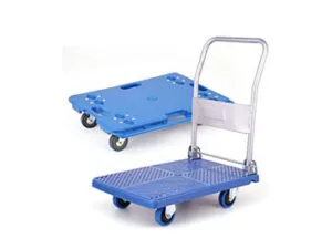 Plastic platform hand trolley