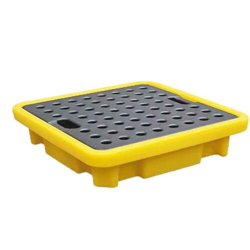 100% Recyclable Polyethylene 1 Drum Spill Pallets for Oil Chemical Liquid Storage